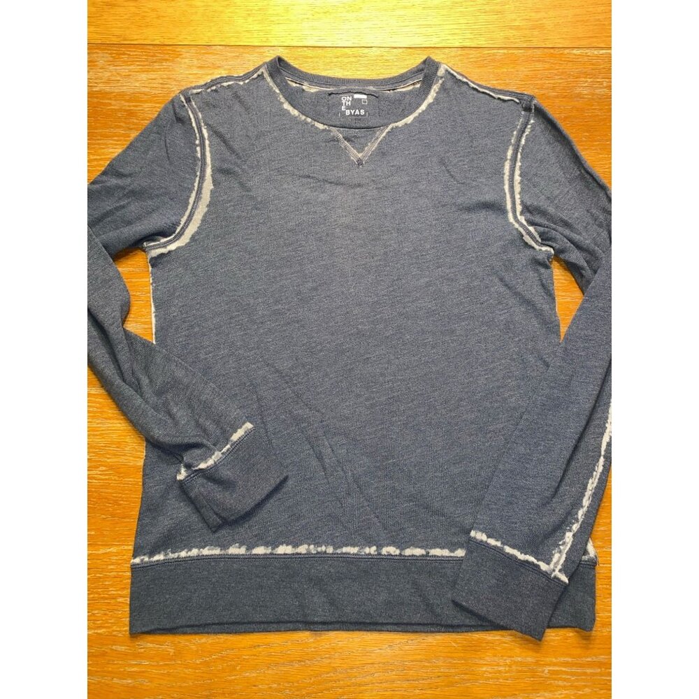 On The Byas Mens Washed Look Long Sleeve Shirt